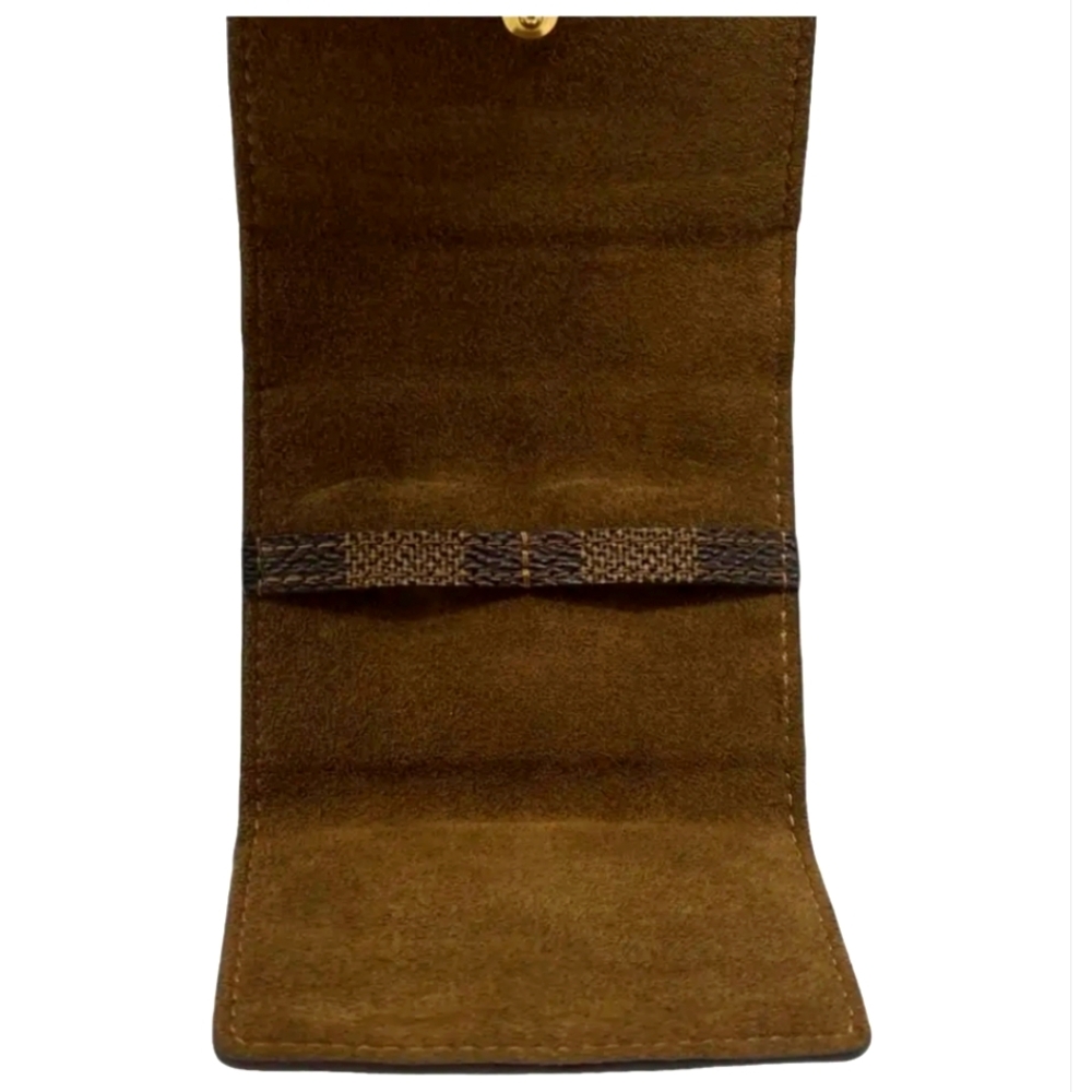 Louis Vuitton Damier Ebene Trifold Cufflink  Case - Picture 9 of 9